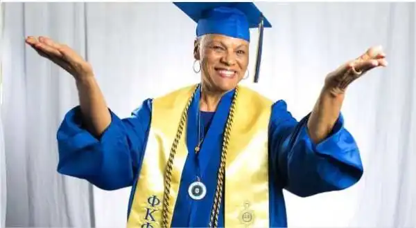 72-year-old Grandma Graduates from the University She Dropped out from 55 Years Ago